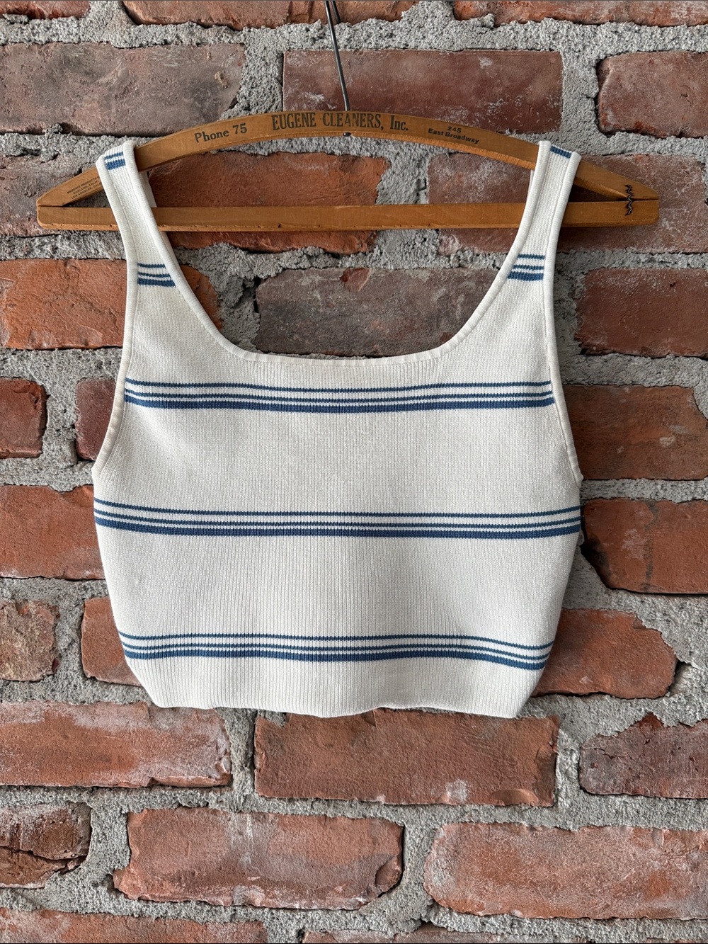 Babaton | Striped Ribbed Sculpt Tank